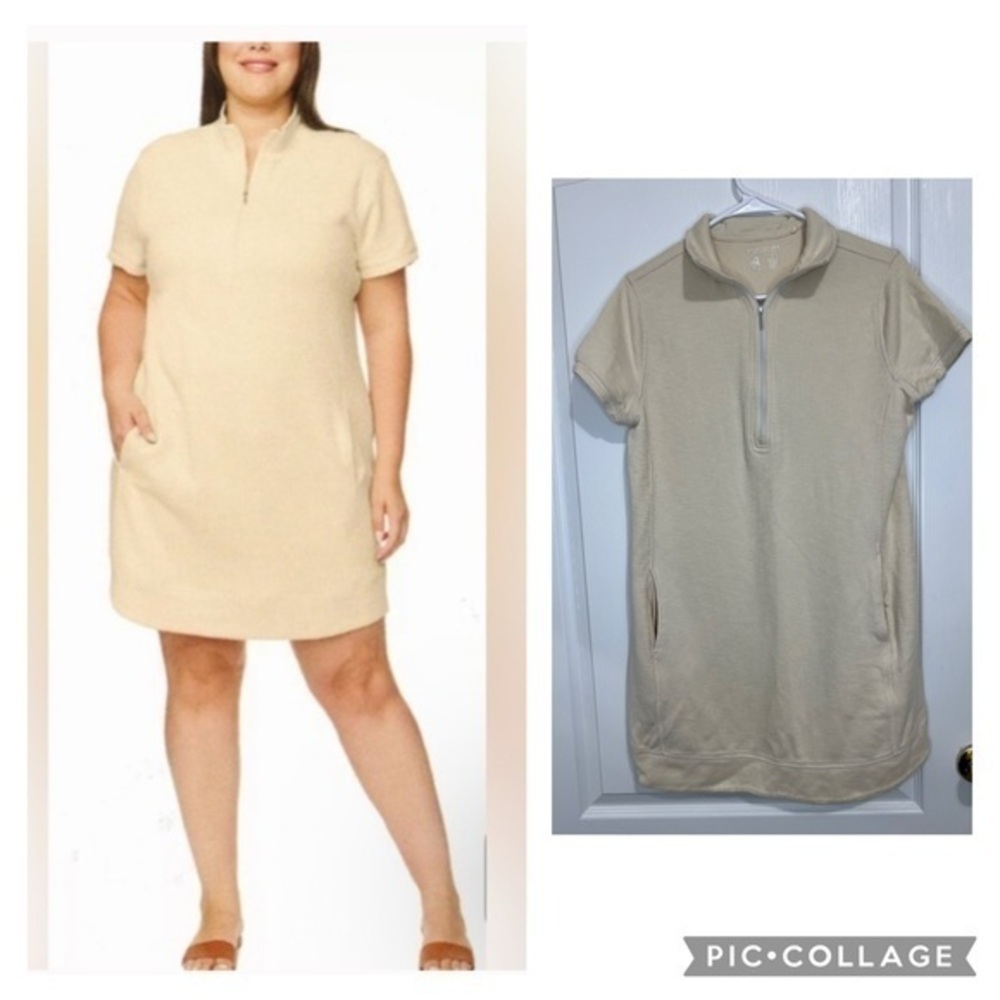Legendary Outfitters Ladies' Quarter Zip short sleeves mini Dress size S
